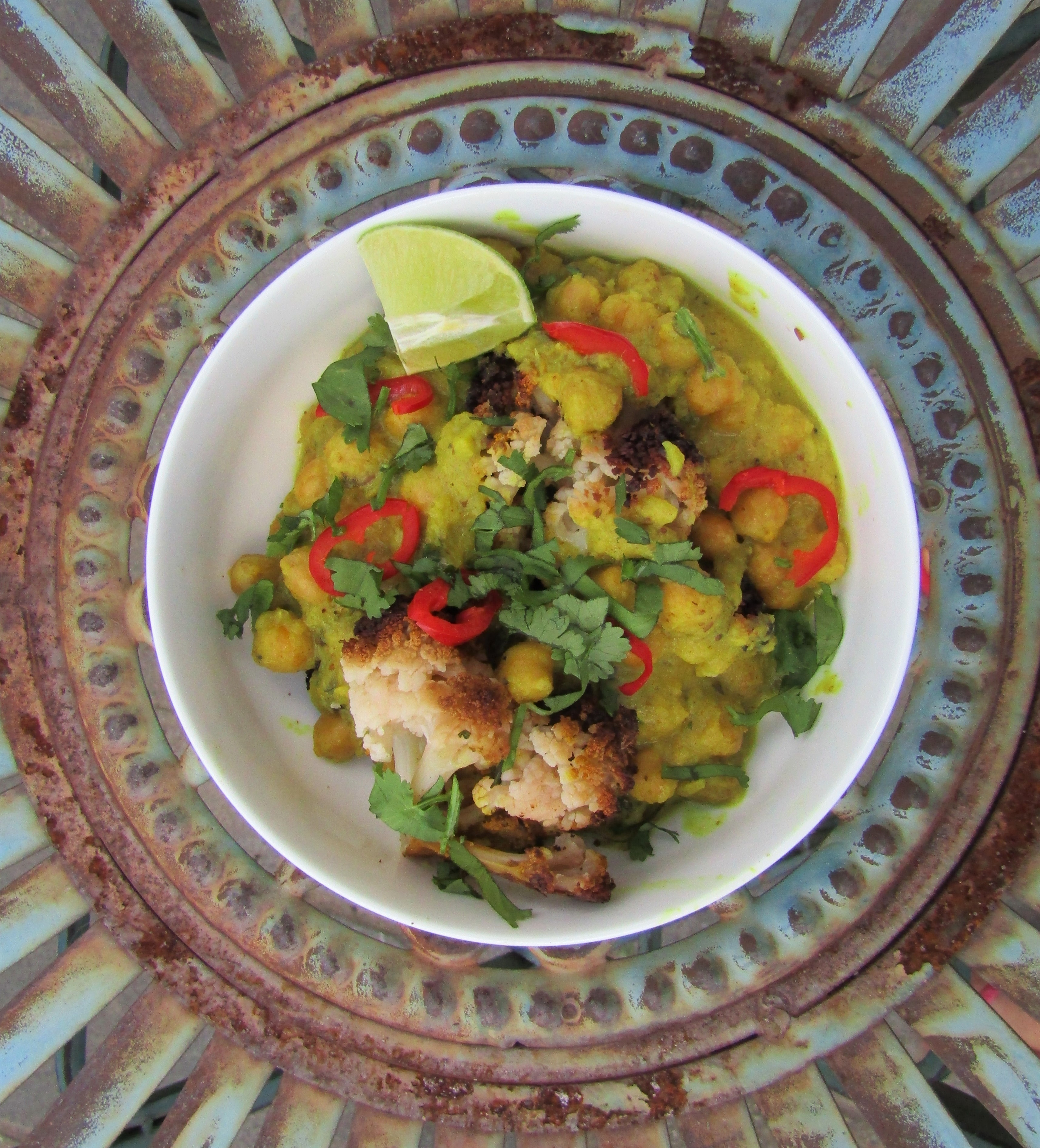 Chickpea and Courgette Coconut Curry