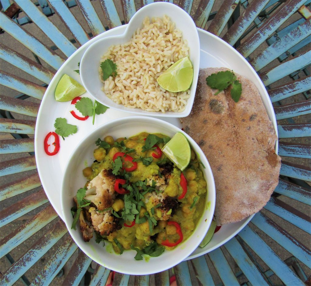 Chickpea and Courgette Coconut Curry