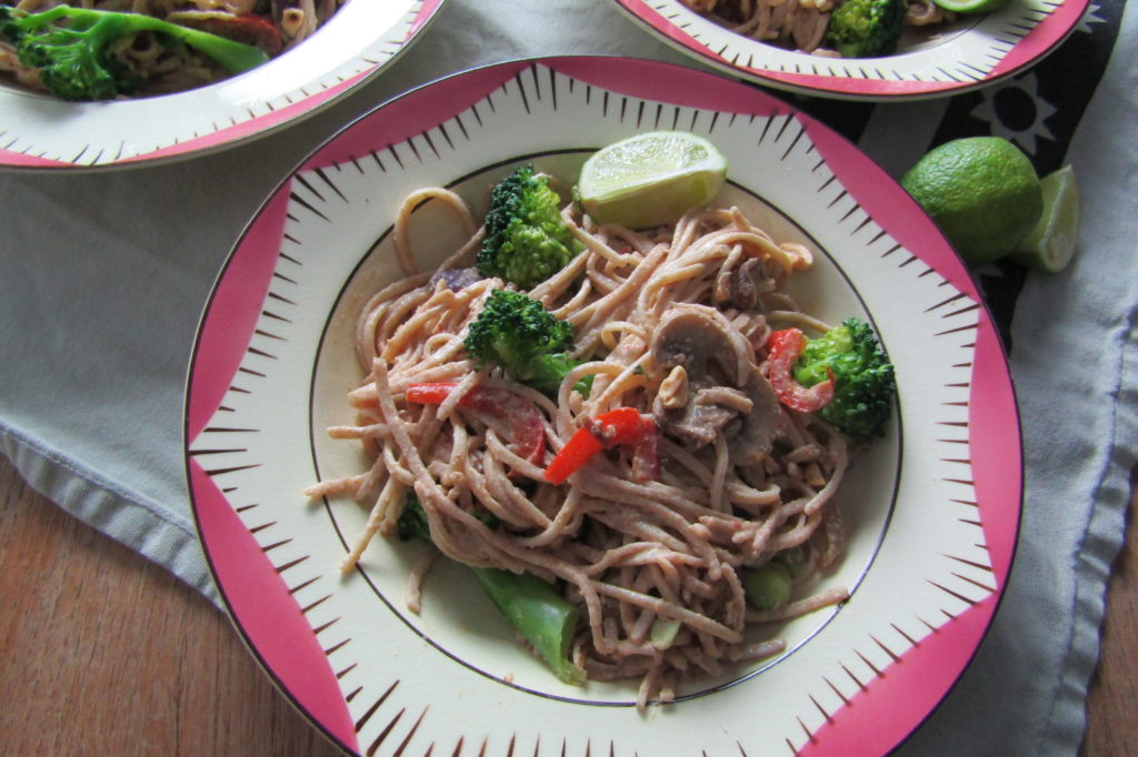 Spicy Peanut Noodle Bowl